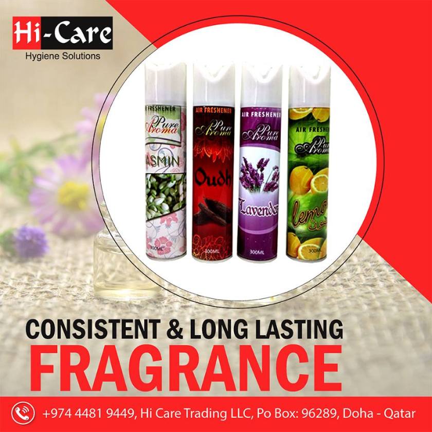 consistent and long lasting fragrance